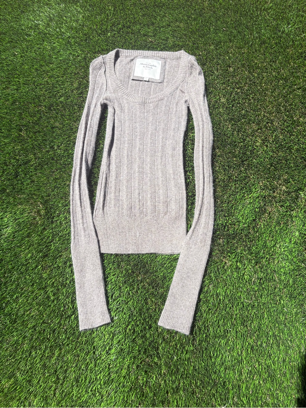 Y2K Abercrombie & Fitch Baby Doll Cable Knit Sweater